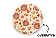 Teddy Bear Patch for Freestyle Libre 3 diabetes CGMs and insulin pumps