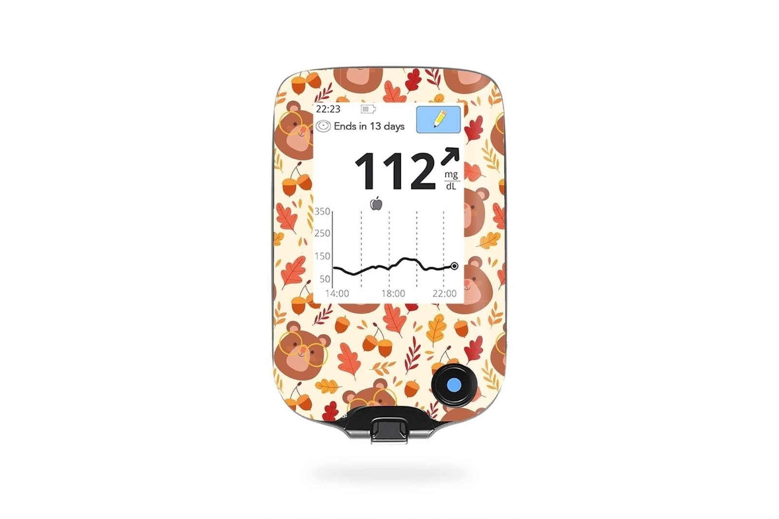 Teddy Bear Sticker - Freestyle Libre Reader for diabetes CGMs and insulin pumps