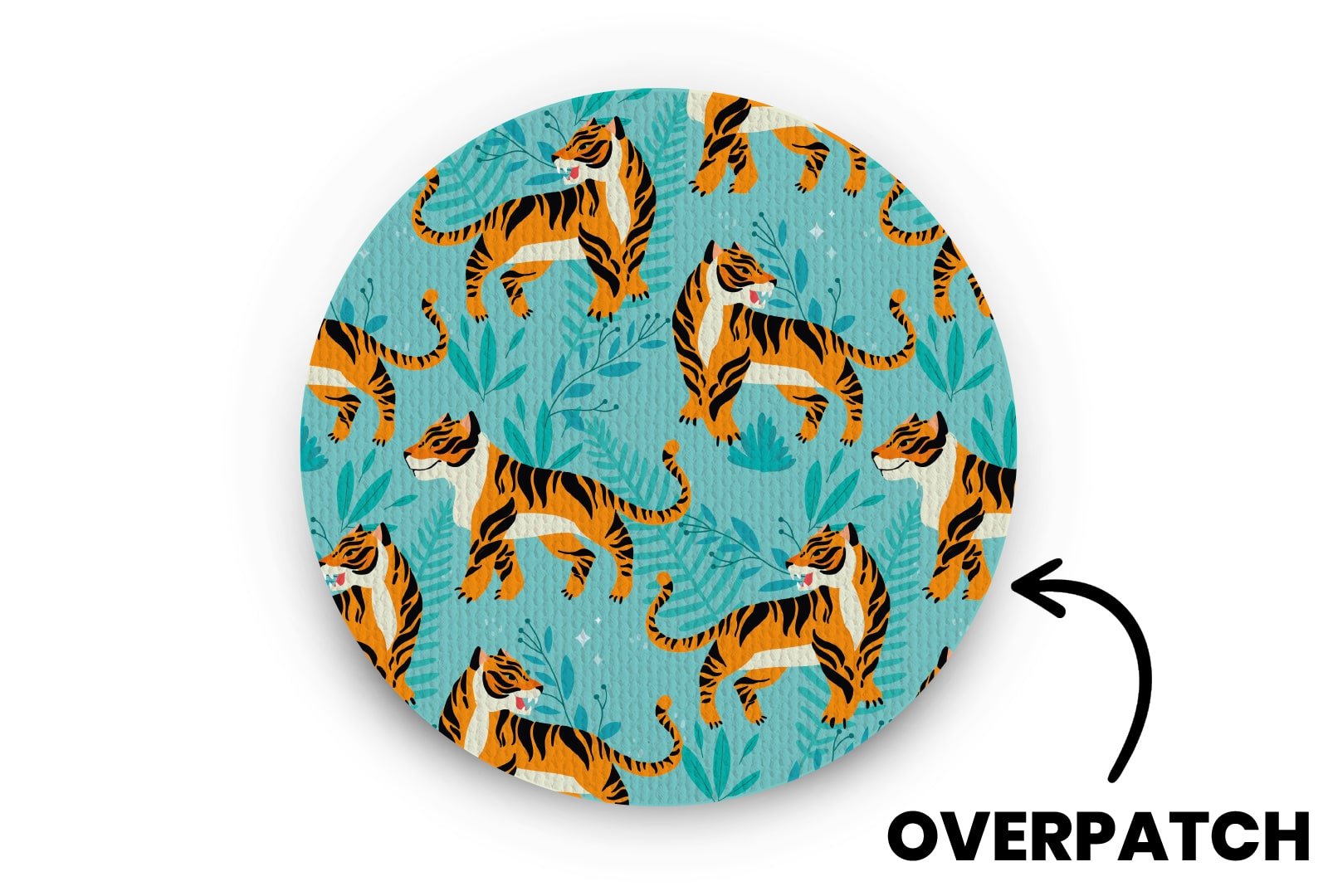 Tigers Patch for Freestyle Libre 3 diabetes CGMs and insulin pumps