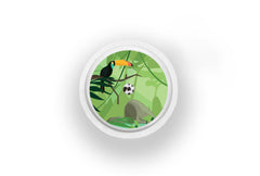 Toucan Sticker - Freestyle Libre 1, 2, or 2+ for diabetes CGMs and insulin pumps