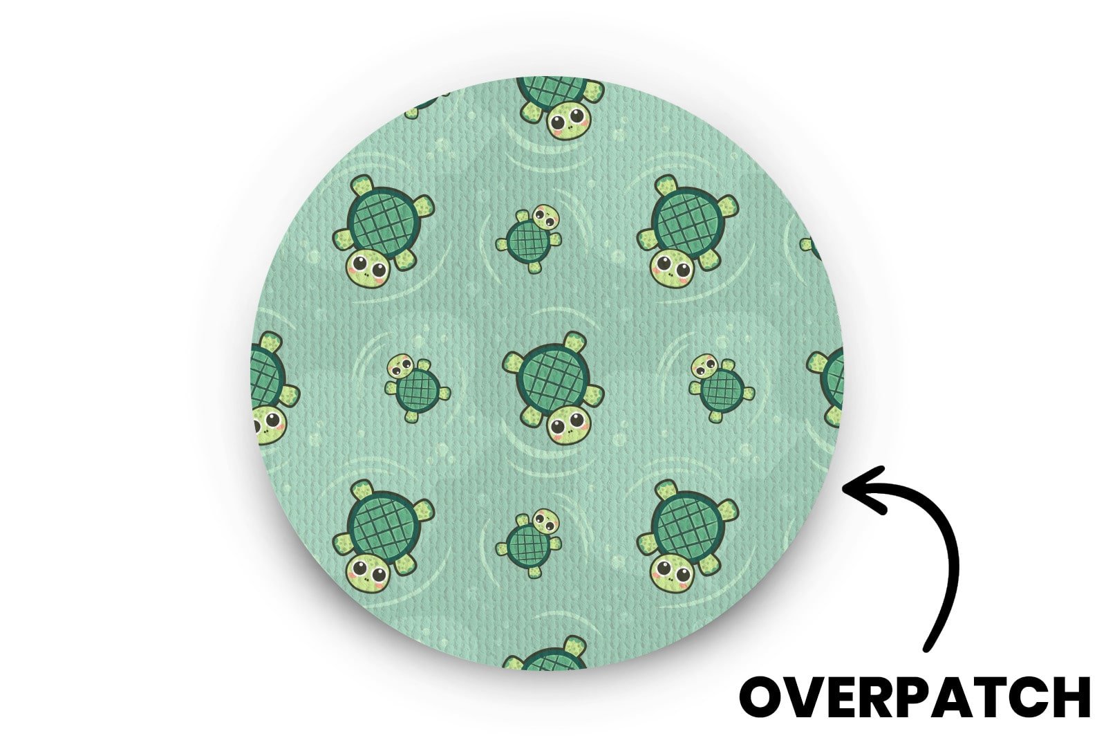 Turtle Patch for Freestyle Libre 3 diabetes CGMs and insulin pumps