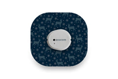 Twilight Reindeer Patch for Dexcom G7 / One+ diabetes CGMs and insulin pumps