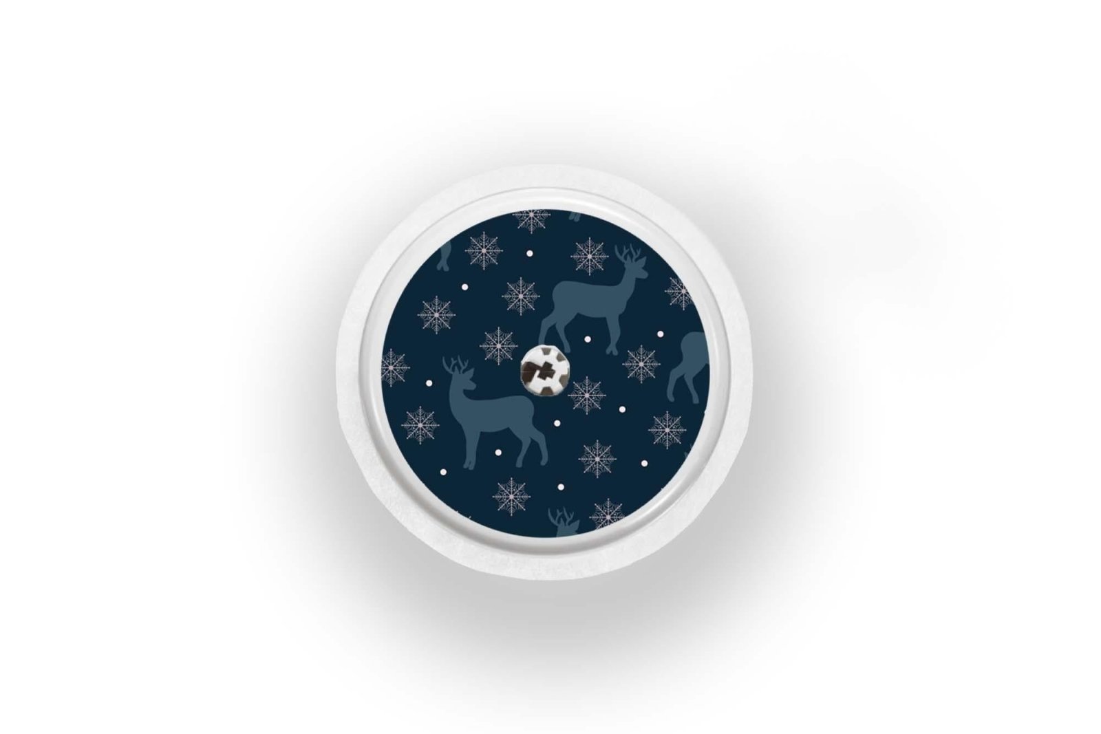 Twilight Reindeer Stickers for Freestyle Libre 1, 2, or 2+ diabetes CGMs and insulin pumps