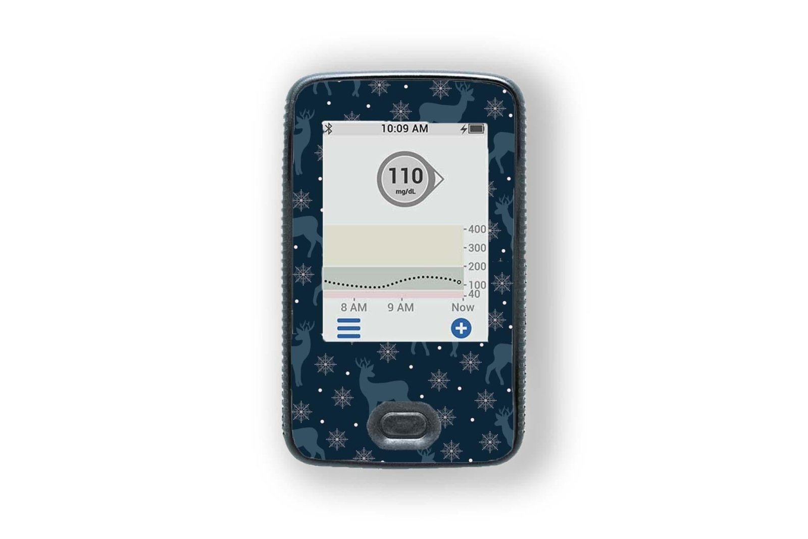 Twilight Reindeer Stickers for Dexcom G6 / One Receiver diabetes CGMs and insulin pumps