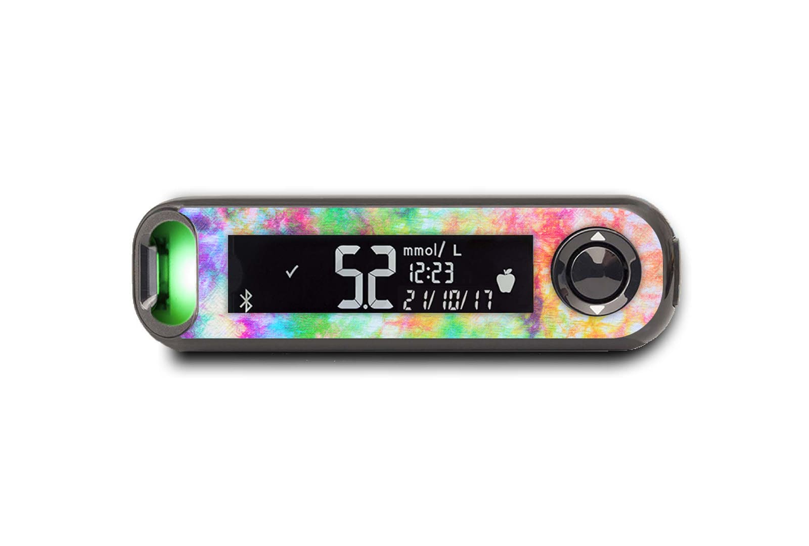 Tye-Dye Sticker for Contour Next One diabetes supplies and insulin pumps