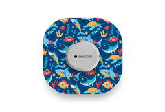 Under The Sea Patch for Dexcom G7 / One+ diabetes CGMs and insulin pumps