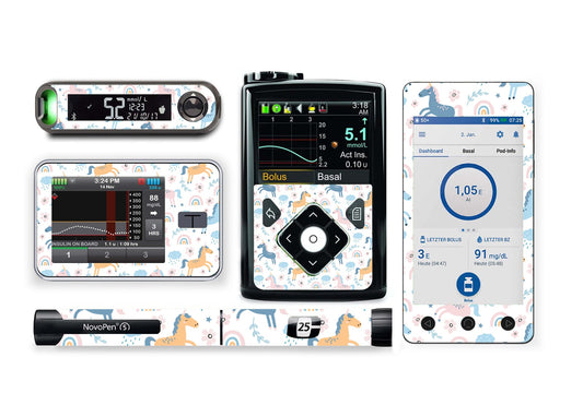 Unicorn Sticker for Novopen 4, 5, 6, or Echo diabetes supplies and insulin pumps