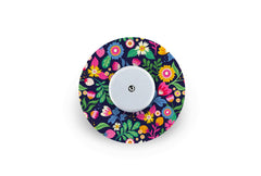 Vibrant Flowers Patch for Freestyle Libre 2 diabetes CGMs and insulin pumps
