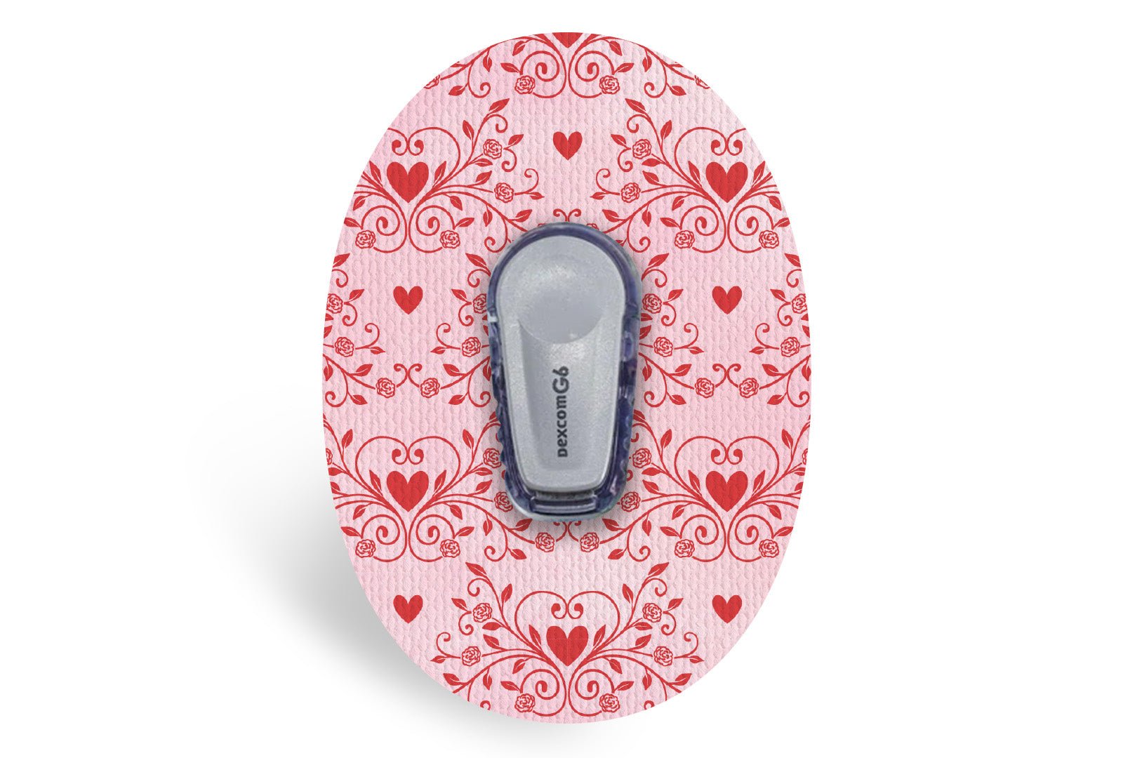 Vintage Romance Patch for Dexcom G6 diabetes supplies and insulin pumps