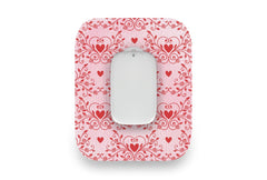 Vintage Romance Patch for Medtrum CGM diabetes supplies and insulin pumps