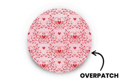 Vintage Romance Patch for Freestyle Libre 3 diabetes supplies and insulin pumps