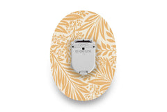 Vintage Yellow Flowers Patch - Glucomen Day for Single diabetes CGMs and insulin pumps