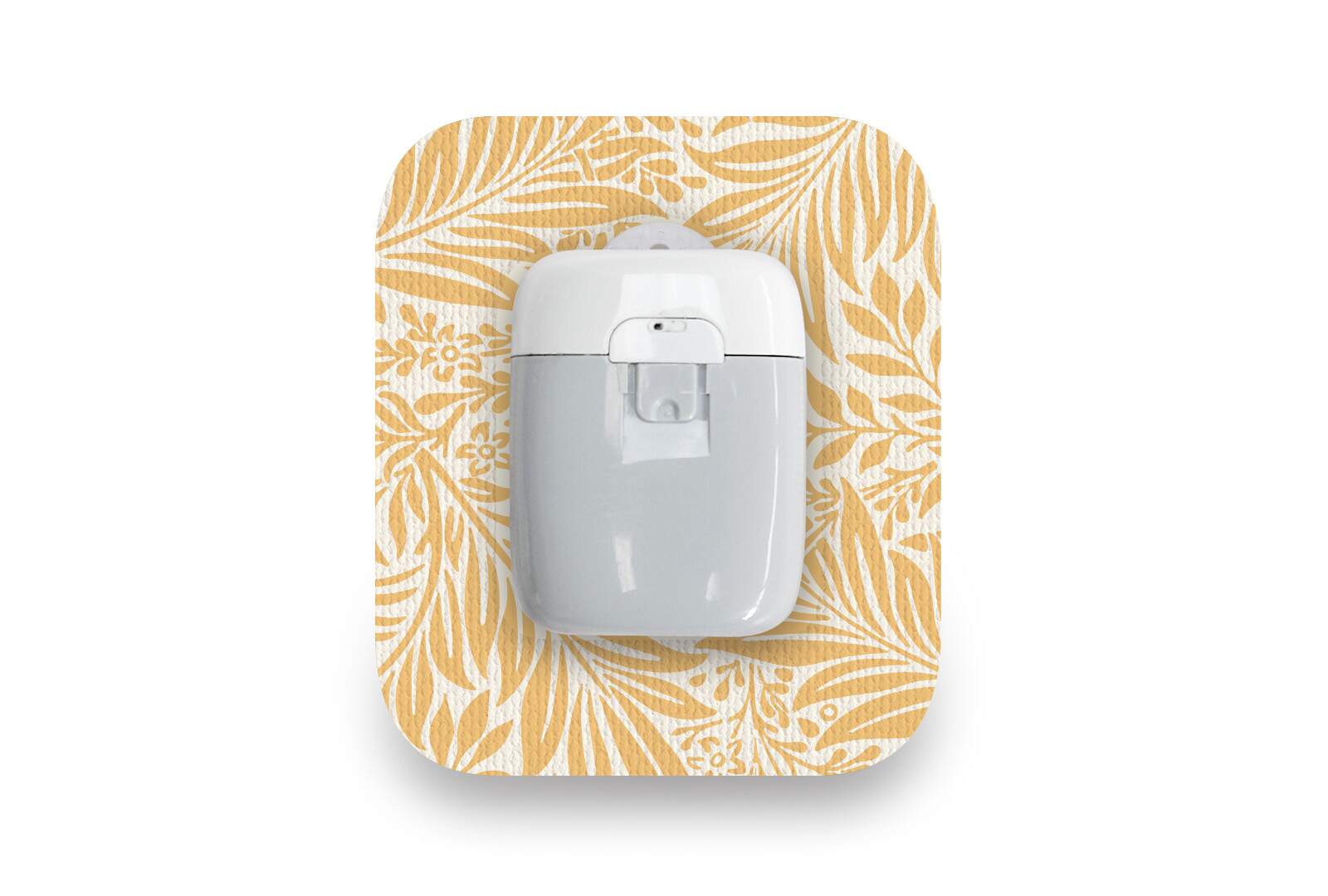 Vintage Yellow Flowers Patch - Medtrum Pump for Single diabetes CGMs and insulin pumps