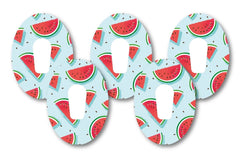 Watermelon Patch Pack for Dexcom G6 - 5 Pack diabetes CGMs and insulin pumps