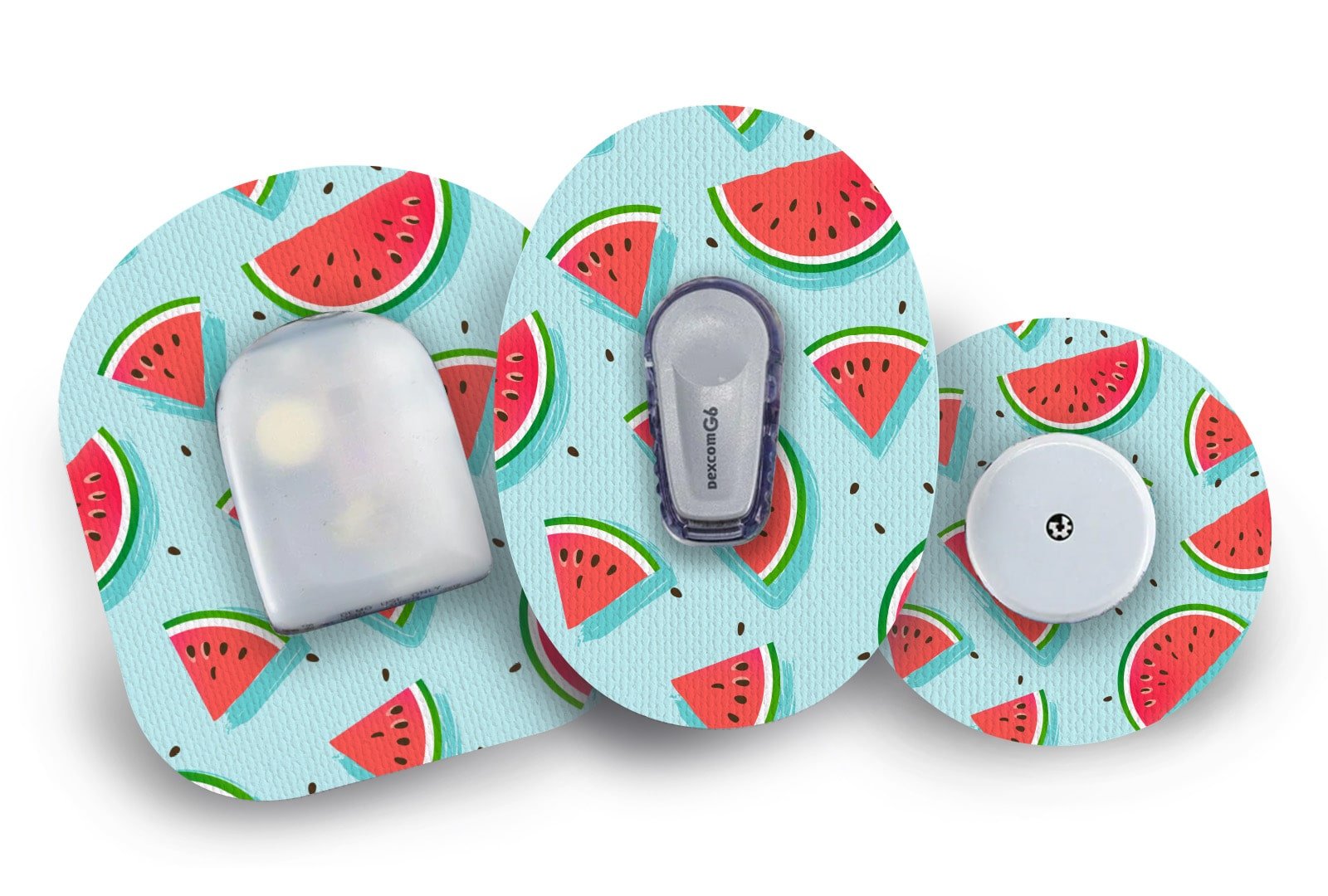 Watermelon Patch for Freestyle Libre 2 diabetes CGMs and insulin pumps