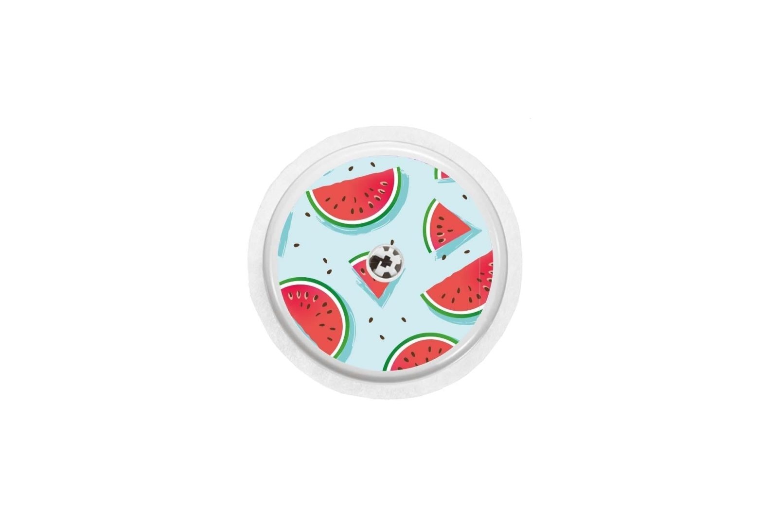 Watermelon Sticker for Freestyle Libre 1, 2, or 2+ diabetes CGMs and insulin pumps