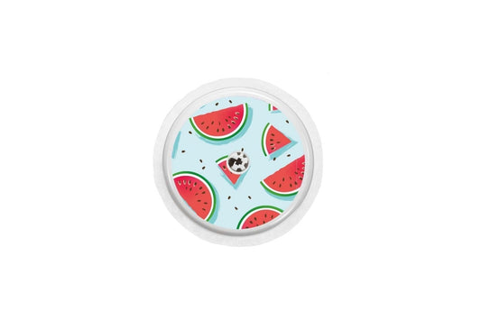 Watermelon Sticker for Freestyle Libre 1, 2, or 2+ diabetes CGMs and insulin pumps