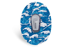 Waves Patch for Dexcom G6 / One diabetes CGMs and insulin pumps