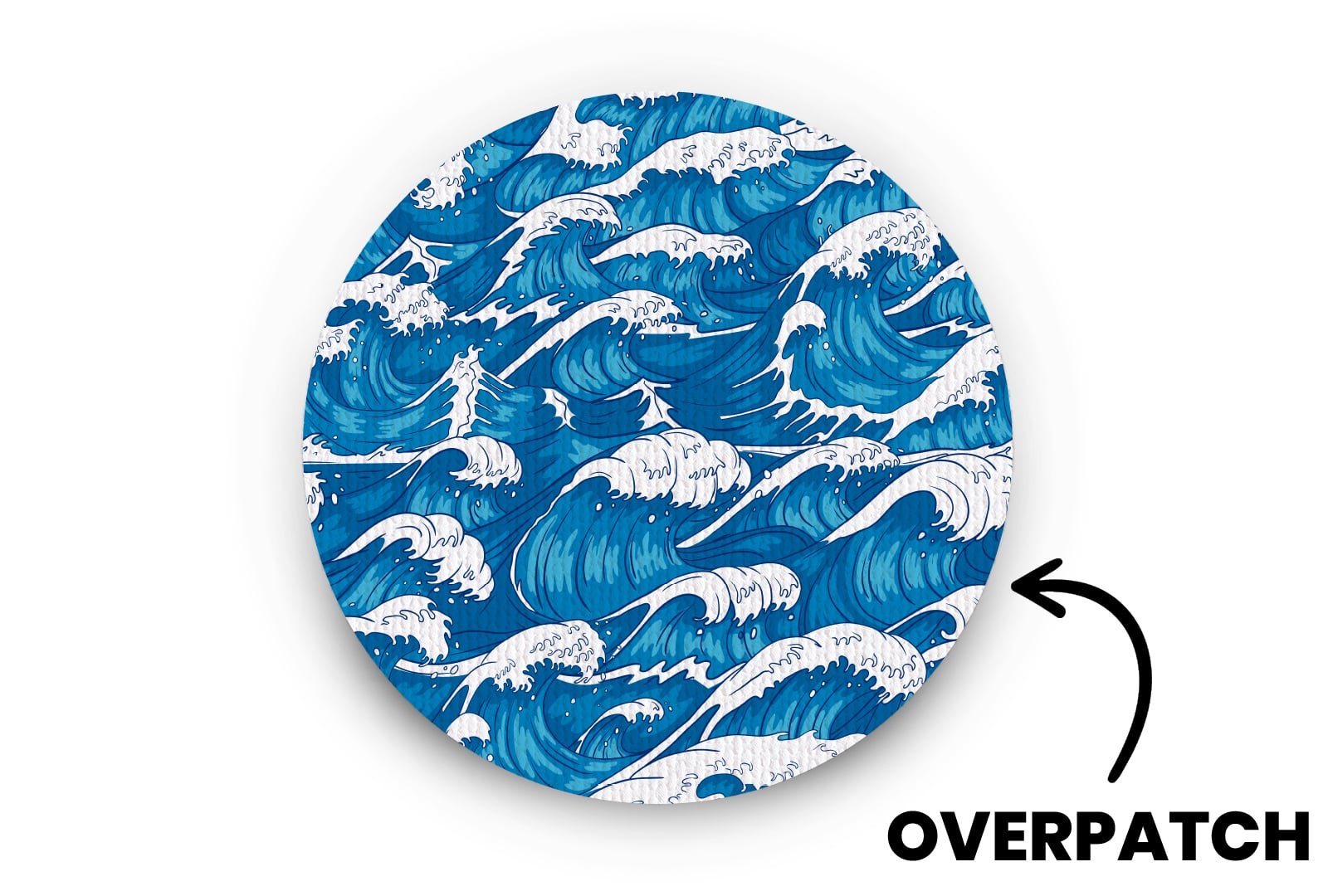 Waves Patch for Freestyle Libre 3 diabetes CGMs and insulin pumps