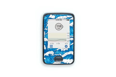 Waves Sticker for Dexcom G6 / One Receiver diabetes CGMs and insulin pumps