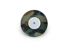 Woodland Camo Patch - Freestyle Libre for Freestyle Libre diabetes CGMs and insulin pumps