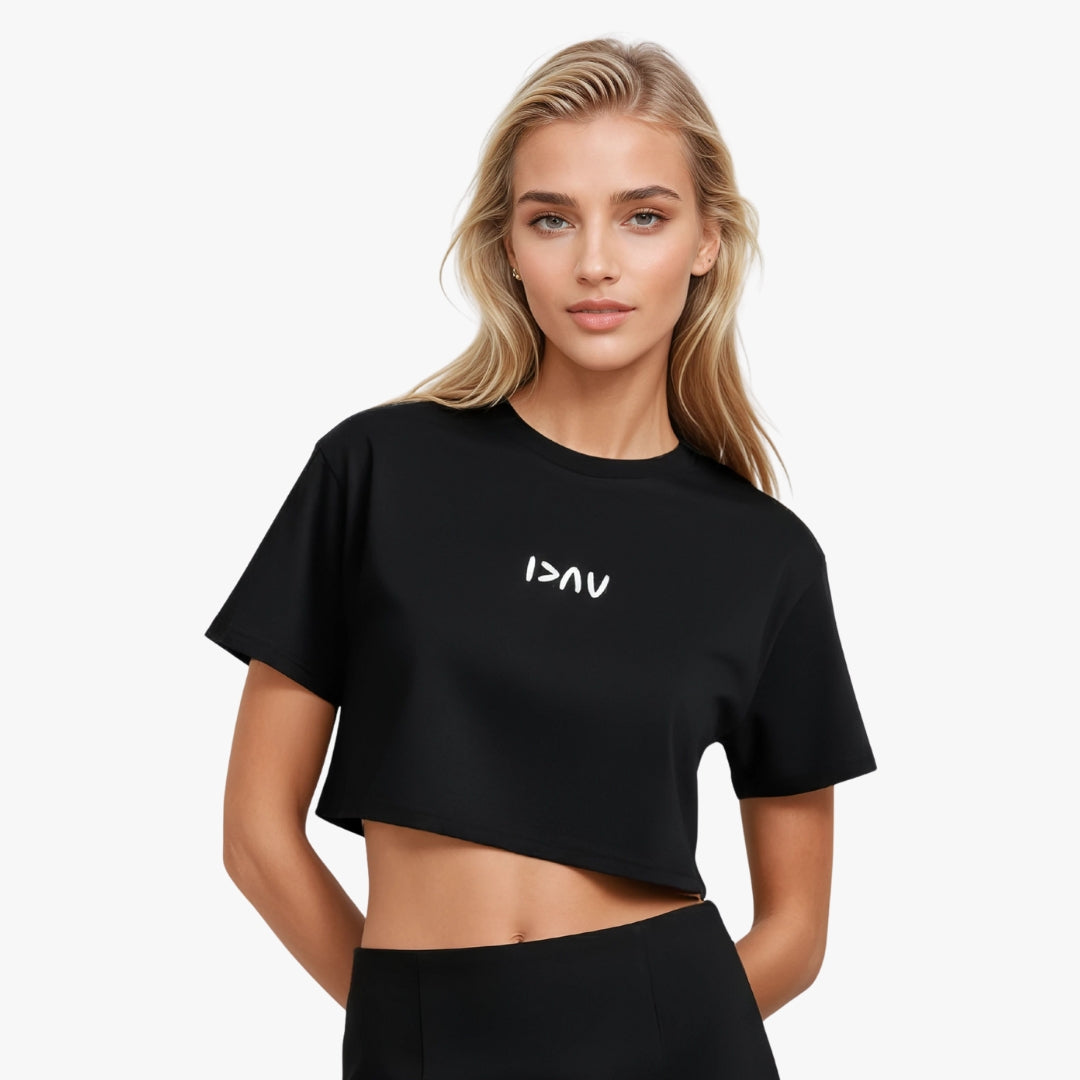 Highs and Lows Crop T-Shirt