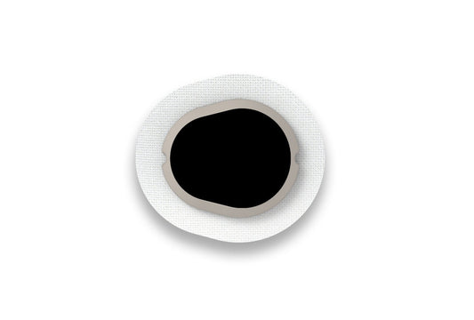 All Black Sticker - Dexcom G7 / One+ Sensor for diabetes supplies and insulin pumps