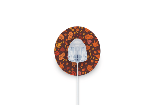 Autumn Leaves Patch - Autosoft 90 for Single diabetes supplies and insulin pumps