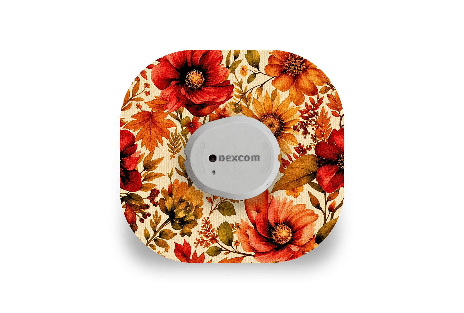 Herbstblumen-Aufkleber für Dexcom G7 / One+ Diabeteszubehör und Insulinpumpen