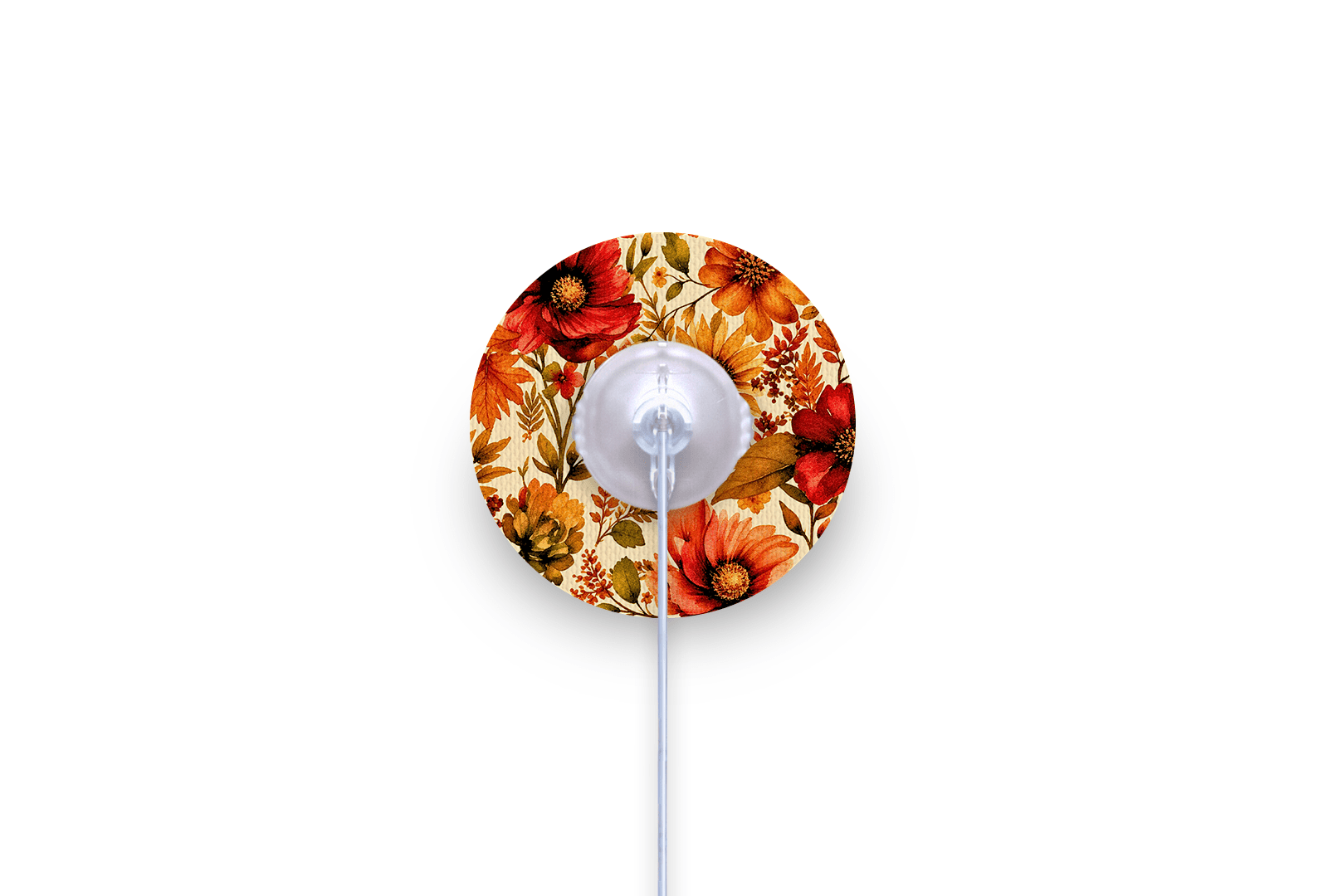 Aufnäher mit Herbstblumen für „mylife Orbit“-Diabetesbedarf und Insulinpumpen