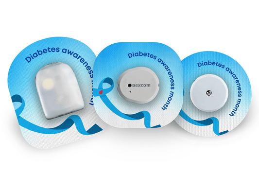 Awareness Ribbon Patch for Freestyle Libre 2 diabetes supplies and insulin pumps