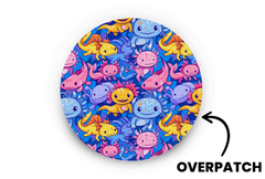 Axolotl Patch for Overpatch diabetes supplies and insulin pumps