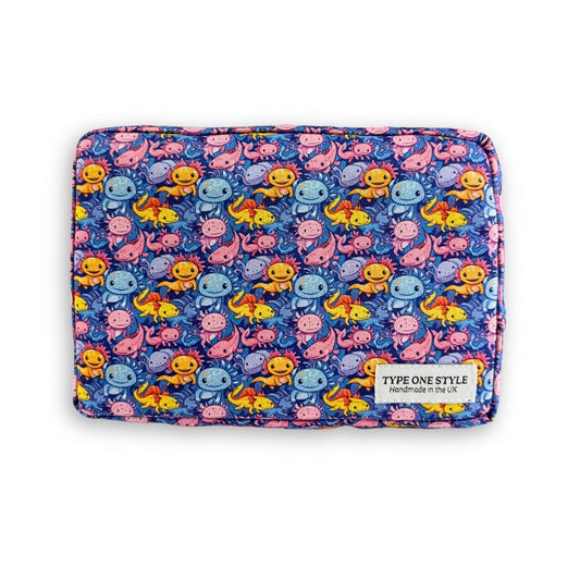 Axolotl T1D Essentials Bag for diabetes supplies and insulin pumps