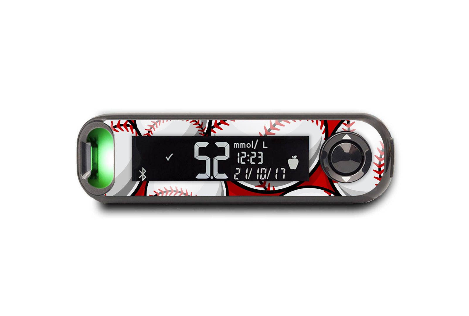 Baseball Sticker for Novopen 4, 5, 6, or Echo diabetes supplies and insulin pumps