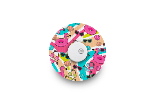 Beach Vibes Patch - Libre 3 for Single diabetes supplies and insulin pumps