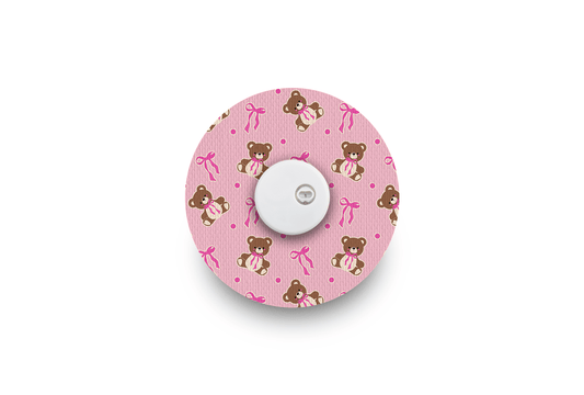 Bears and Bows Patch - Overpatches for Single diabetes supplies and insulin pumps