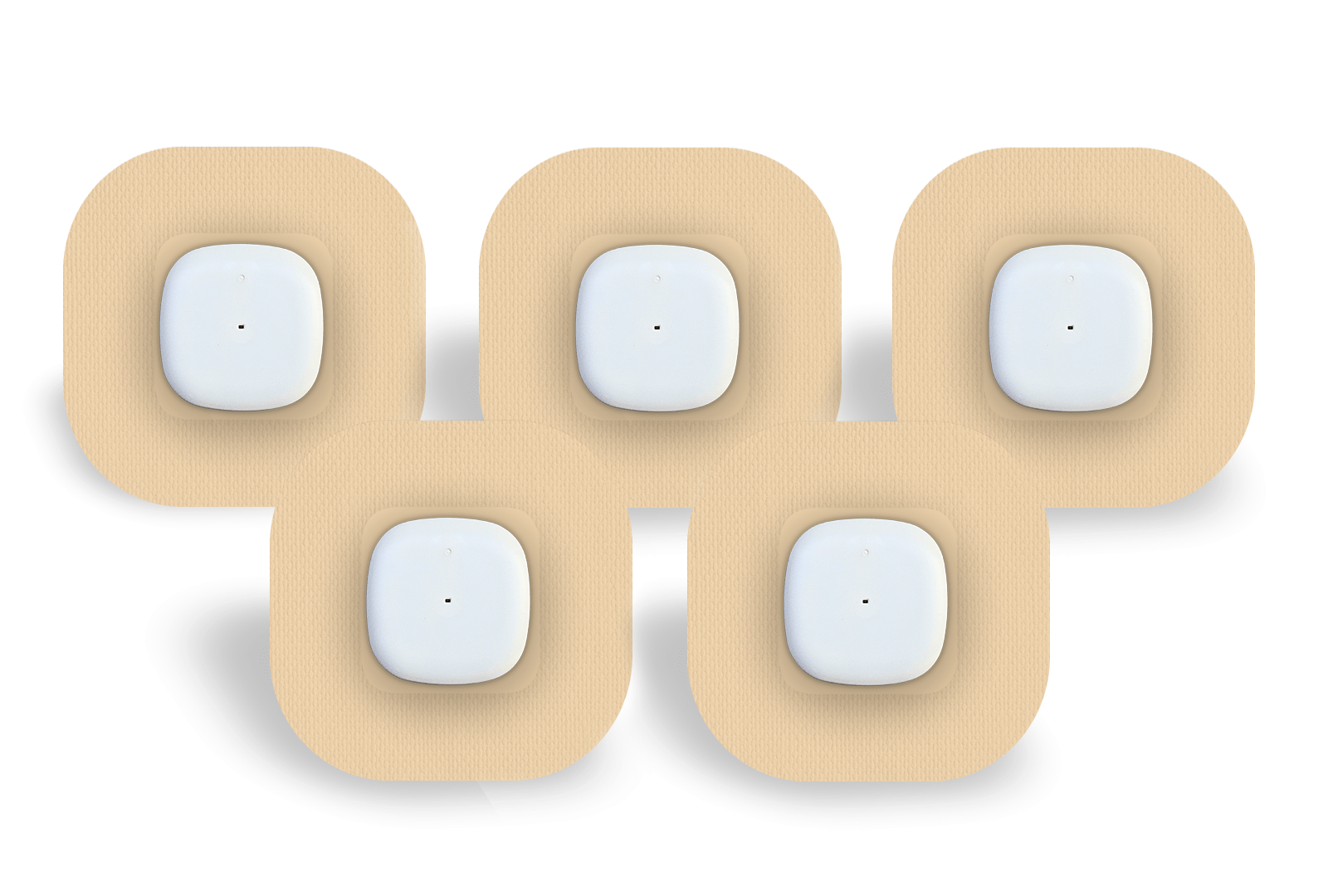 Beige Patch Pack for Simplera diabetes supplies and insulin pumps