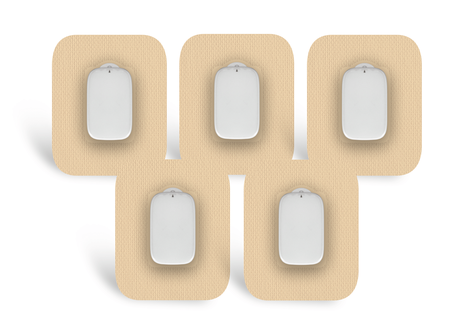 Beige Patch Pack for Medtrum CGM diabetes supplies and insulin pumps