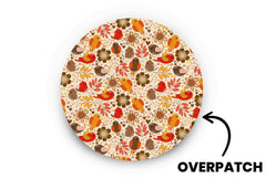 Birds & Flowers Patch - Overpatches for Single diabetes supplies and insulin pumps