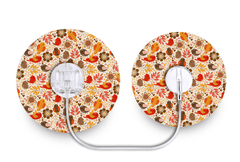 Birds & Flowers Patch - Tru - Steel for Single diabetes supplies and insulin pumps