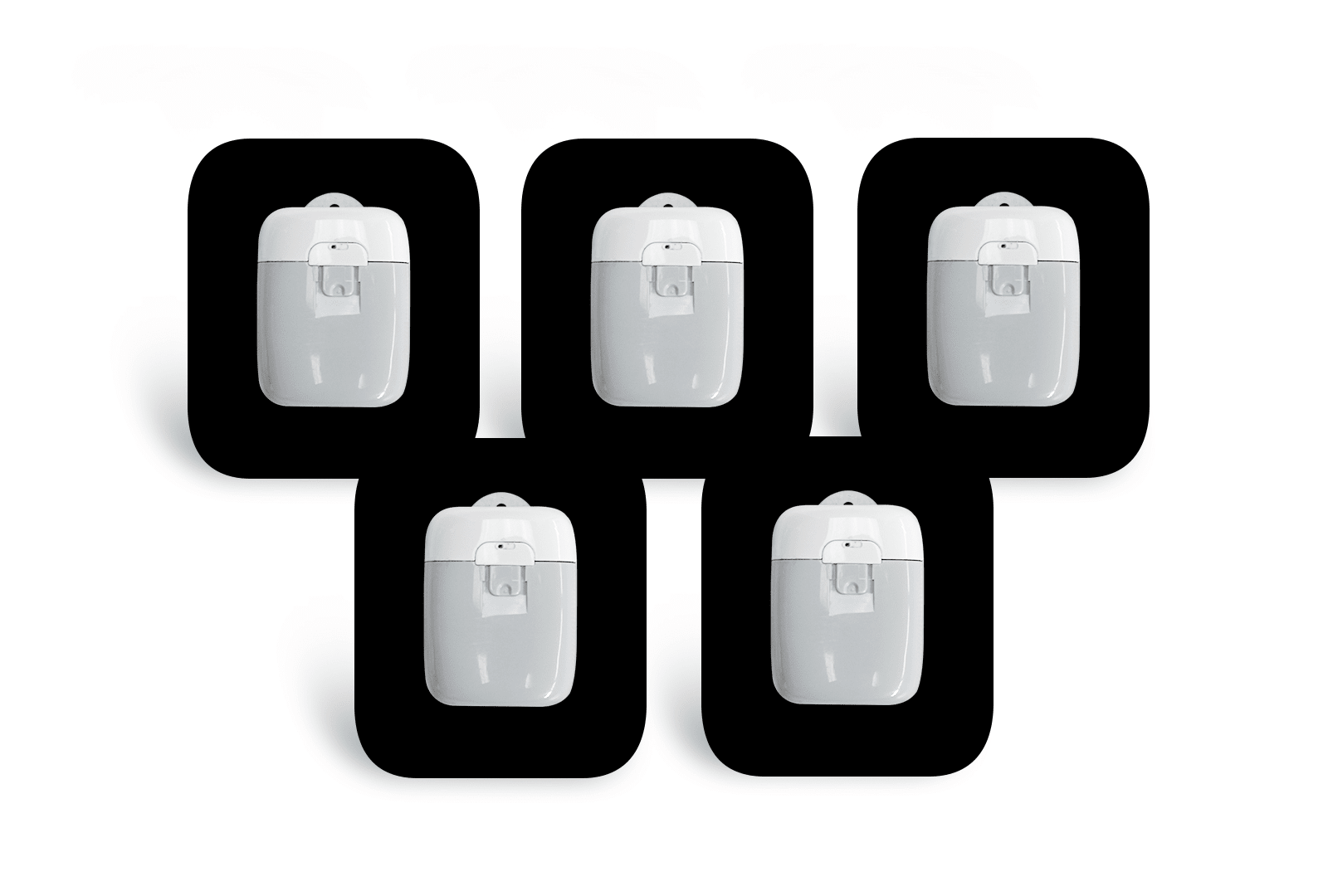 Black Classic Pack for Freestyle Libre diabetes supplies and insulin pumps