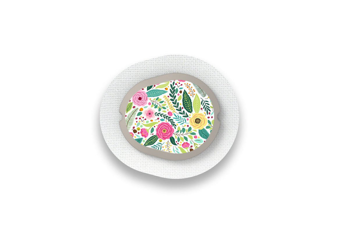 Bloom Petals Sticker - Dexcom G7 / One+ Sensor for diabetes supplies and insulin pumps