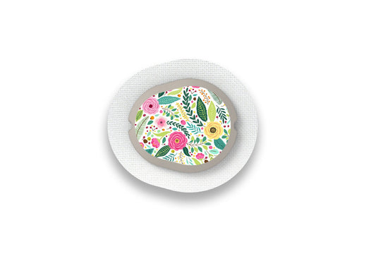 Bloom Petals Sticker - Dexcom G7 / One+ Sensor for diabetes supplies and insulin pumps