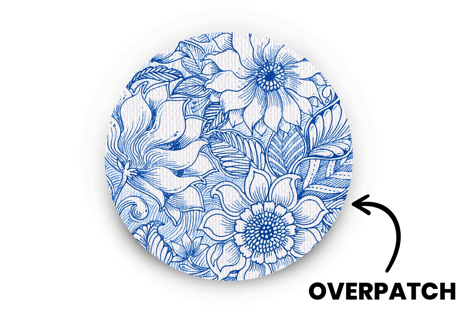 Blue Beauty Patch - Overpatches for Single diabetes supplies and insulin pumps