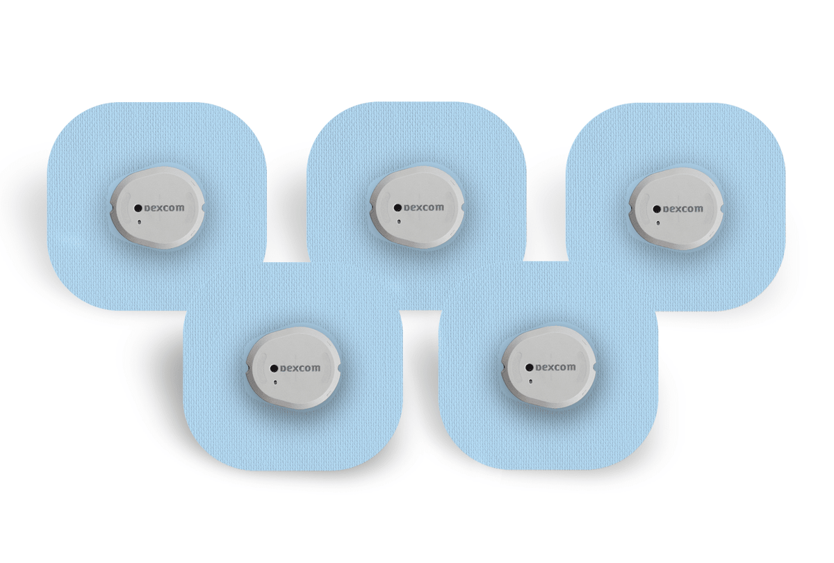 Blue Classic Pack for Dexcom G7 / One+ diabetes supplies and insulin pumps