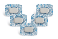 Blue Elephant Patch Pack for GlucoRX Aidex - 5 - Pack diabetes supplies and insulin pumps