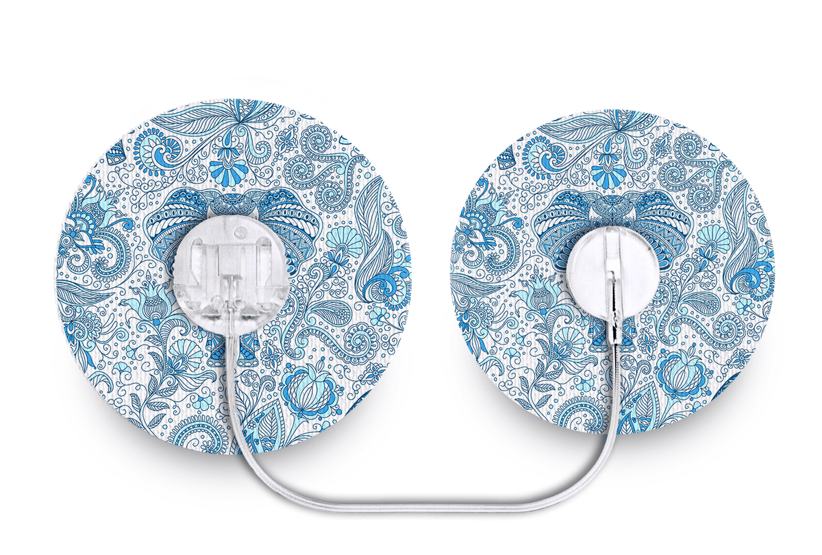 Blue Elephant Patch Pack - Minimed Sure - T for Single diabetes supplies and insulin pumps