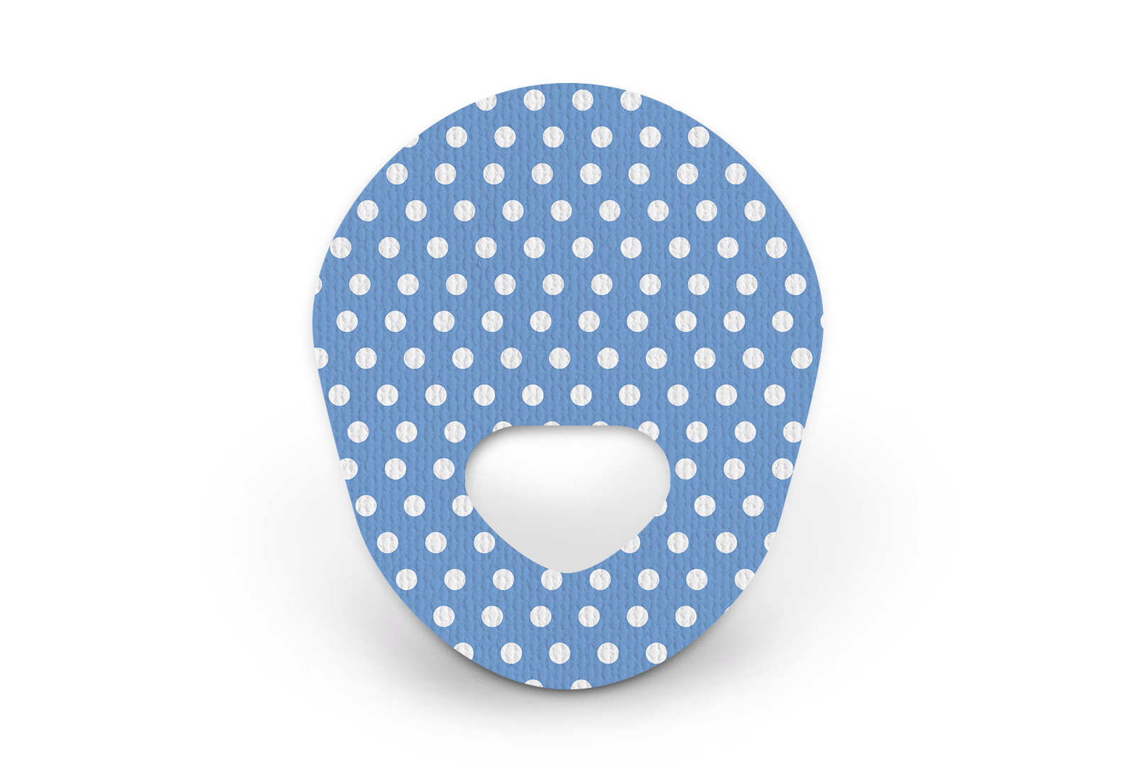 Blue Polka Dot Patch for Freestyle Libre 3 diabetes supplies and insulin pumps