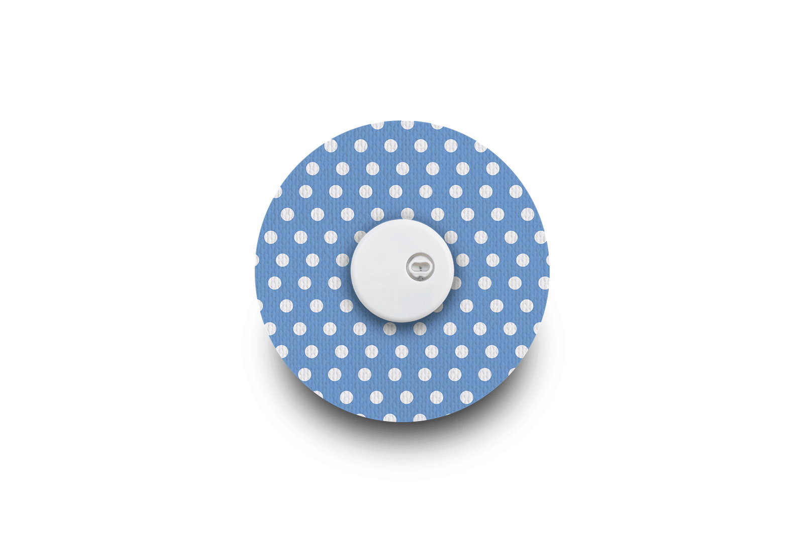 Blue Polka Dot Patch for Freestyle Libre 3 diabetes supplies and insulin pumps