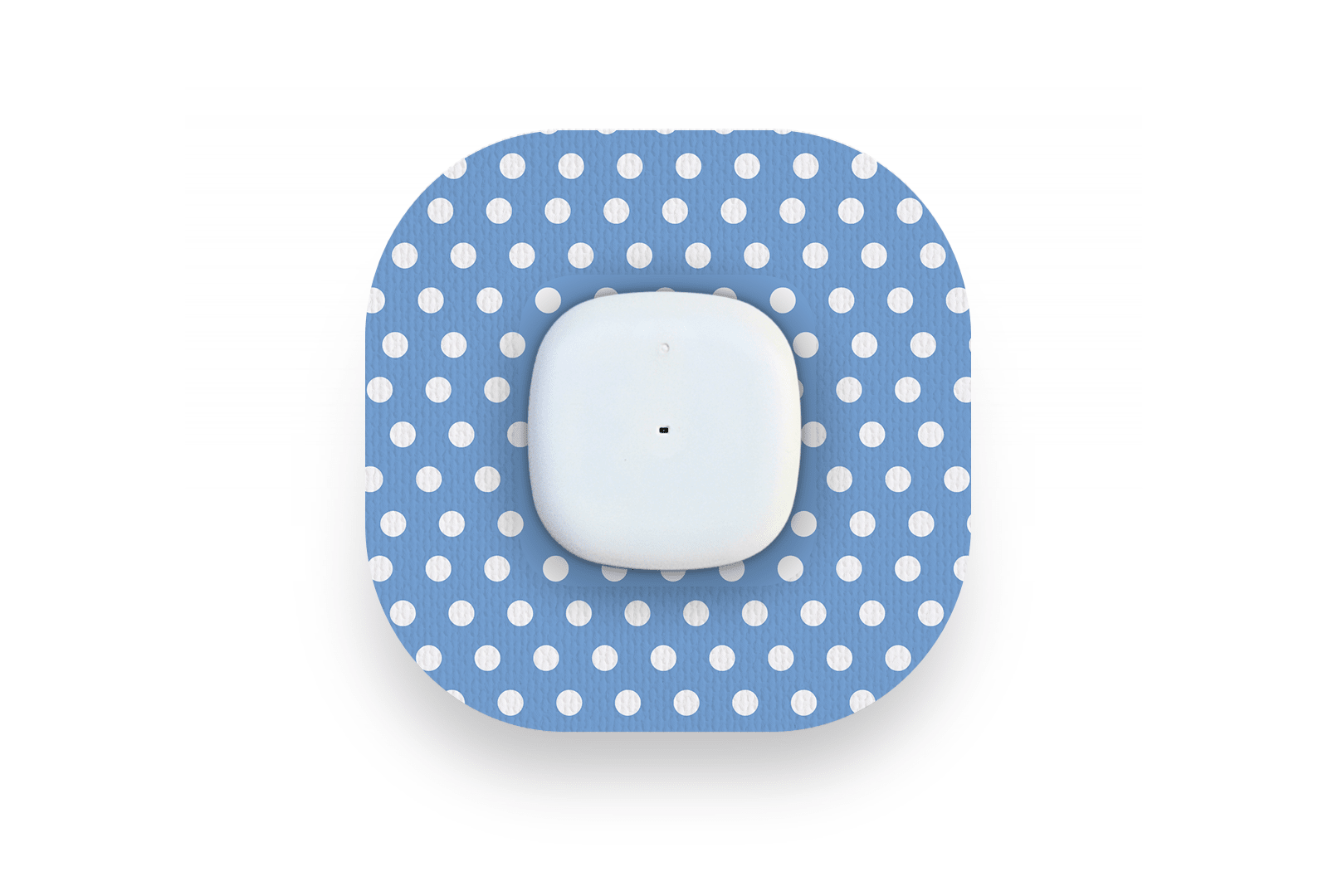 Blue Polka Dot Patch for Freestyle Libre 3 diabetes supplies and insulin pumps